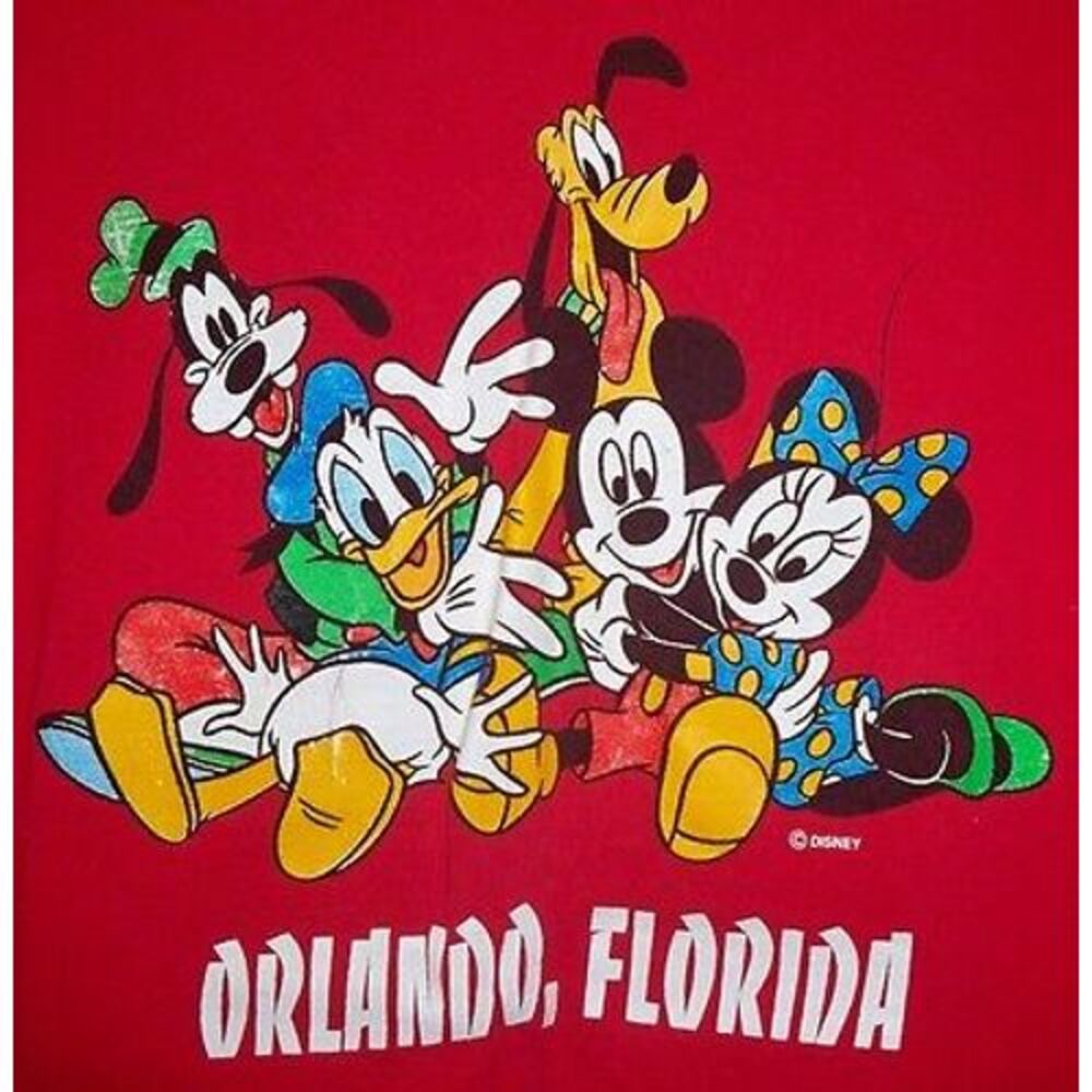 Vintage Mickey Unlimited Mickey Mouse and‎ Friends Orlando T Shirt